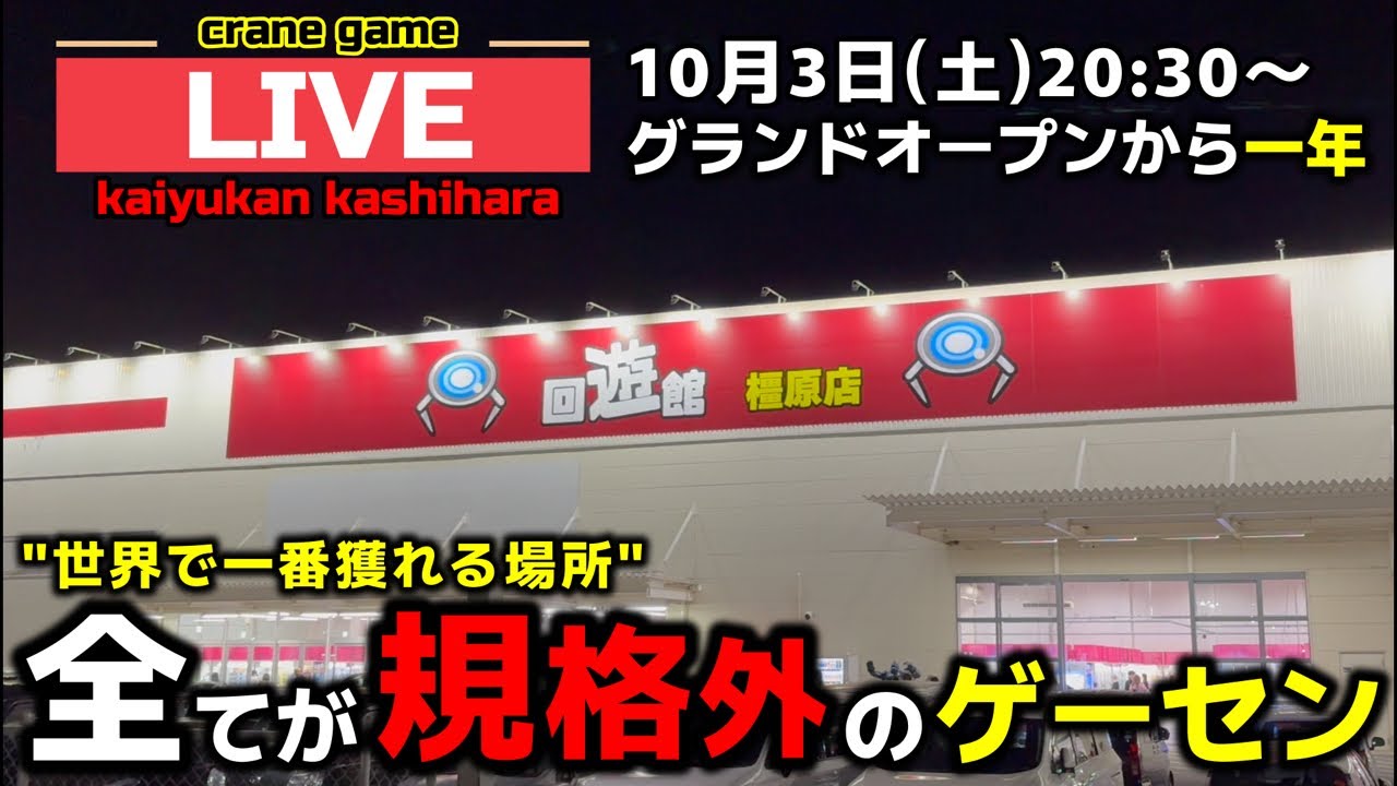 【クレーンゲーム】オープンから一年！全台無制限のヤバすぎる店で、チャンス台を探しあてます！【回遊館橿原店・UFOキャッチャー】