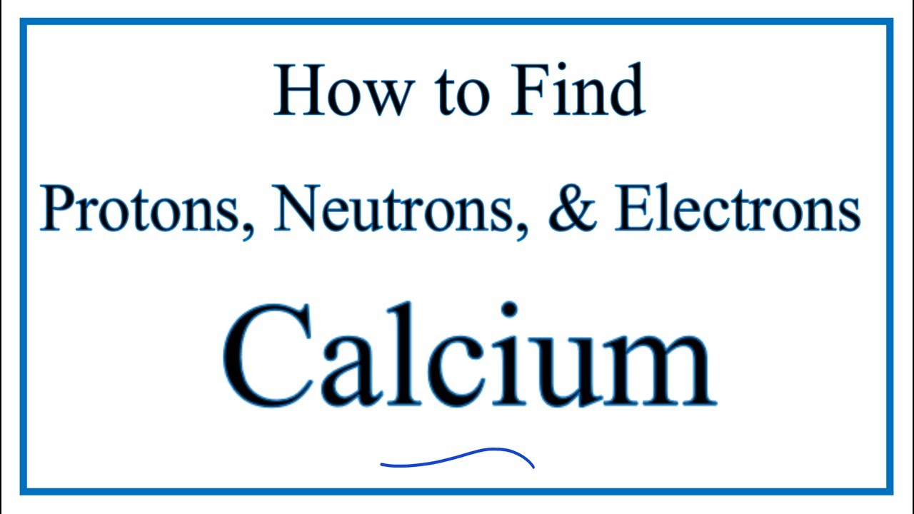 How Many Neutrons Are In Ca 41