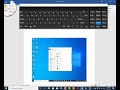 طريقة استخدام لوحة مفاتيح الشاشة "On-Screen KeyBoard"