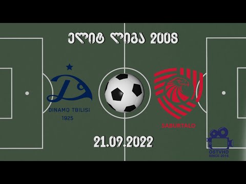 DINAMOS AKADEMIA 2 vs SABURTALO (2008) 21.09.2022