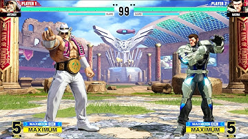 Antonov vs Maxima (Hardest AI) - KOF XV (PS5 4K 60FPS)