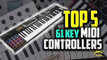 ✅ 5 Best 61 Key MIDI Controllers Review of 2021 - M-Audio, Nektar, Midiplus & Others