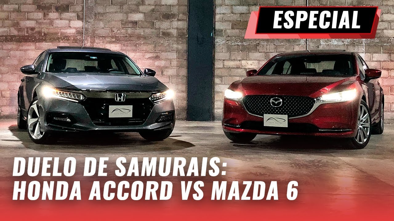 Comparativa Honda Accord Touring vs Mazda 6 Signature