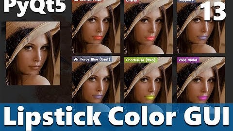 Python Beginners - Lipstick GUI using OpenCV - Part 13 #coding #programming #pythonprogramming