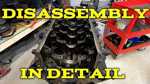 Mustang GT 4.6 engine rebuild part 1 in detail