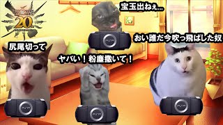 【モンハン20周年おめでとう】あの頃のモンハンあるある【モンスターハンター】#猫ミーム #猫マニ