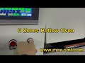 Automatic reflow oven for smt production line 6 zones reflow oven