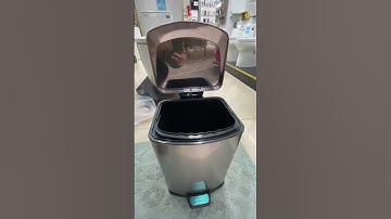 Review Thùng Rác INOX Đạp Chân 12L