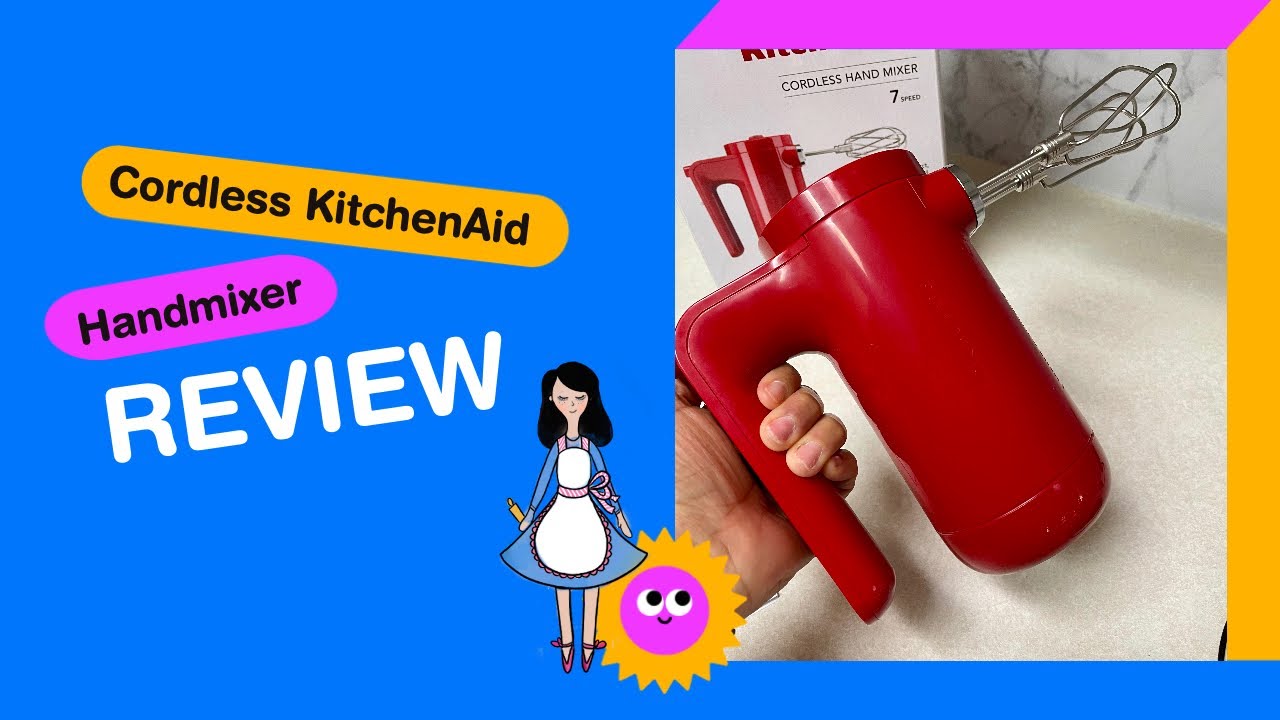 KHMB732WH by KitchenAid - Cordless 7 Speed Hand Mixer