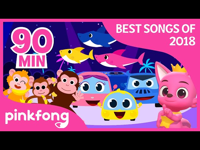 Baby Shark and more | Best Songs of 2018 | +Compilation | Pinkfong Songs for Children class=