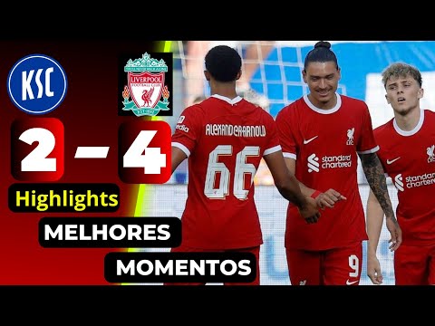 karlsruhe vs liverpool   All Goal and Highlights   Friendly Games 2023