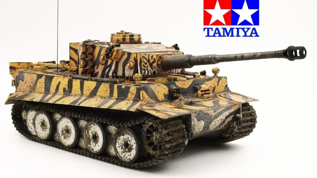 Tamiya 1/35 Tiger タミヤ Model Tank Build | War Thunder