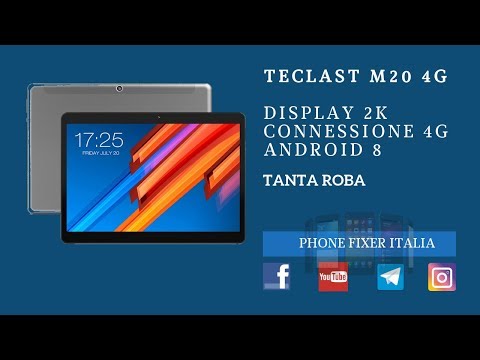 Teclast M20 4G Tablet recensione - Display in 2K! Tanta Roba - PHONE BLOG ITALIA