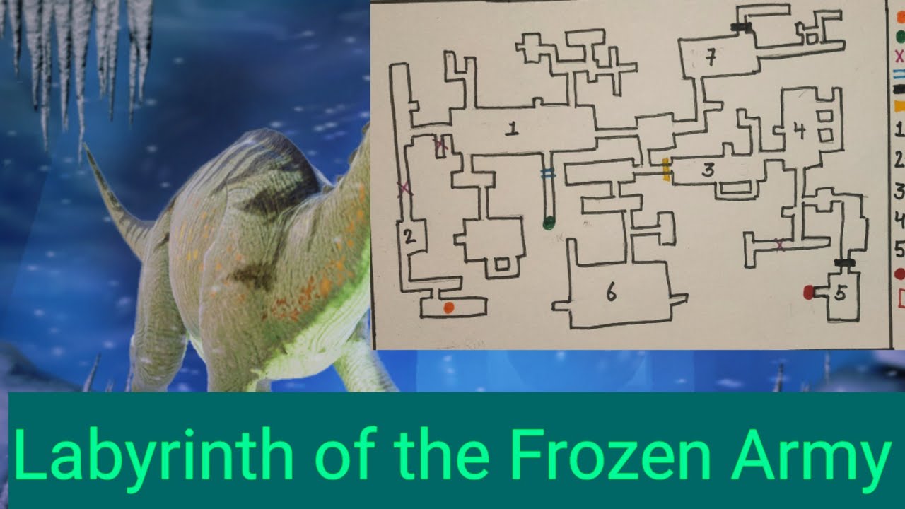 Labyrinth of the Frozen Army- dungeon ark mobile 