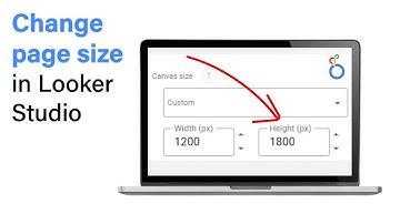 Change page size in Looker Studio