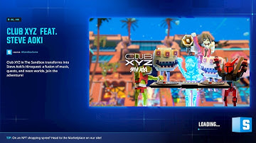 CLUB XYZ feat Steve Aoki - All Quests Walkthrough | The Sandbox Alpha Season 6 Gameplay