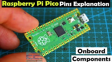 Raspberry Pi Pico  pinout explanation and onboard components, things you need to know about Pi Pico