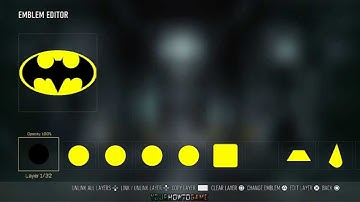 Batman Emblem (Tutorial) :: Call Of Duty Advanced Warfare [PS4 / Xbox ONE] ᴴᴰ