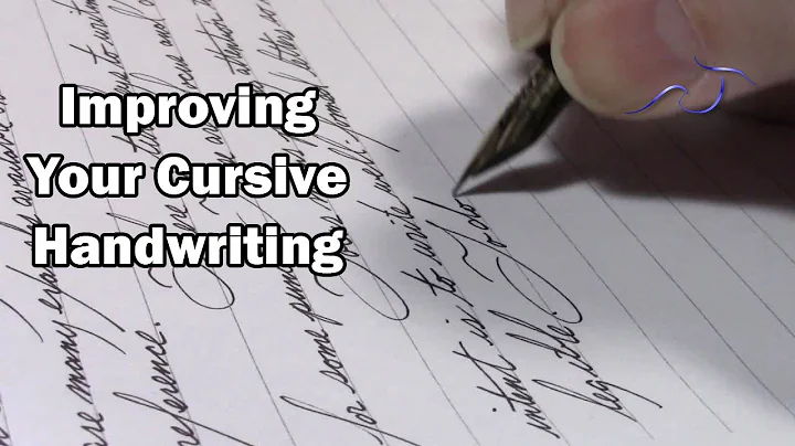 Improving Your Cursive Handwriting - DayDayNews