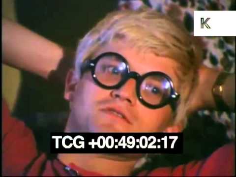 Interview with artist David Hockney - 1960s London | Premium Footage
