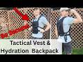 Blue Quartz Tactical Vest &amp; Hydration Pack (Link in Description)