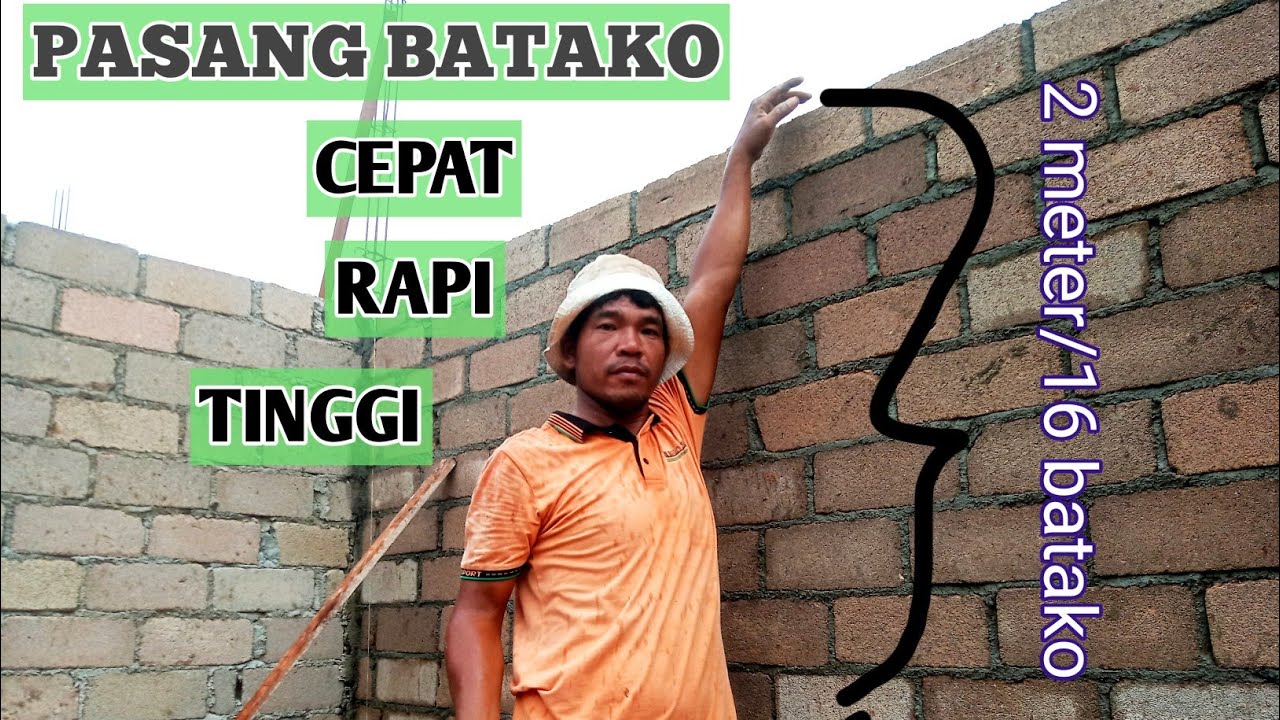 TUKANG KREATIF CARA MEMASANG BATAKO  YANG RAPI CEPAT DAN 