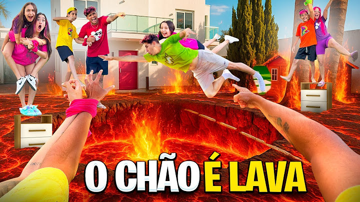 24 HORAS SEM PISAR NO CHÃO COM OS MINI ROSA *O chão é lava !