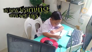 My New Learning Area Set-up