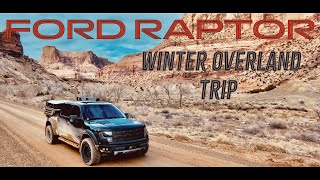 Solo 3 Day Winter Overland Trip | Ford Raptor | UTAH