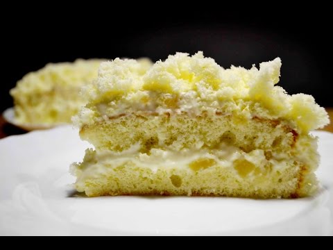 ИТАЛЬЯНСКИЙ ТОРТ quotМИМОЗАquot  Ананасовый торт на 8 марта  Torta Mimosa   Italian Mimosa Cake Recipe