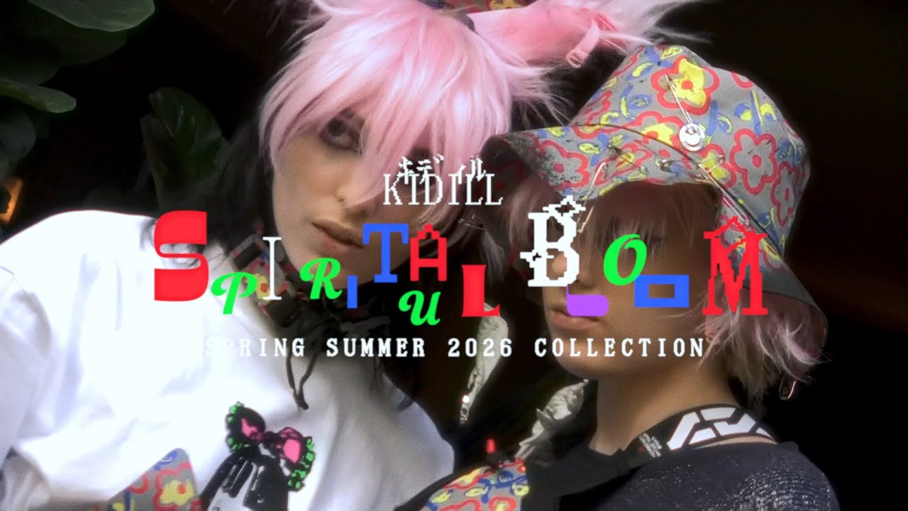 【KIDILL キディル】BUNNY ZIP HOODIE KIDILL 25SS KL927 BUNNY ZIP HOODIE HO99O9 COLLABORATION BLACK
