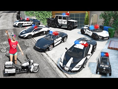 СОБРАЛ РЕДКИЕ ПОЛИЦЕЙСКИЕ СУПЕРКАРЫ В ГТА 5 ОНЛАЙН! (GTA 5 ONLINE)