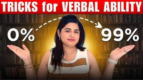 Master Verbal Ability | Top Tips & Tricks for Exam Success! 💯