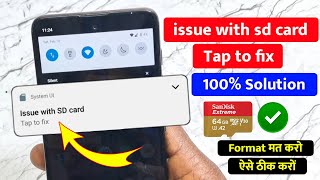 Solved issue with sd card tap to fix without format problem | issue with sd card tap to fix android screenshot 2