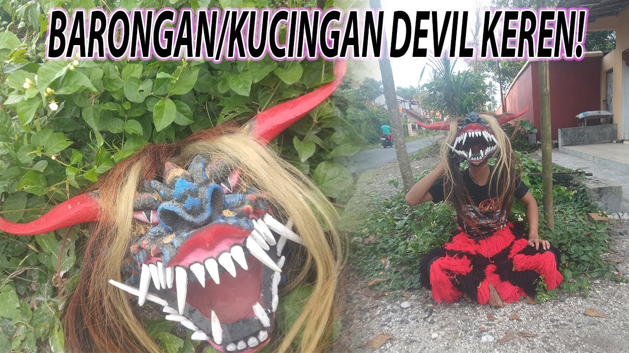 Review Barongan Kucingan Devil Keren Poll Ukuran 19 Full Cat Pasir