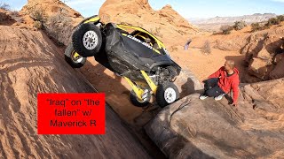 Maverick R rock crawling on a 9 rated trail:  