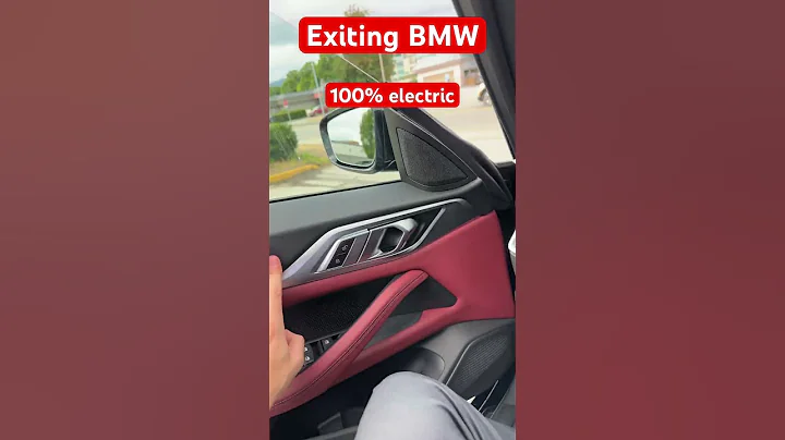 Exiting | BMW i4 eDrive40 (fully electric) #shorts