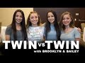 TWIN vs TWIN CHALLENGE | ft. Brooklyn & Bailey