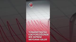 Yunani̇standa 6 Büyüklüğünde Deprem Meydana Geldi̇