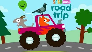 Sago Mini В Путь-Дорогу/Кошка Джинджа за рулем веселый мультик игра Sago Mini В Путь-Дорогу/Кошка Джинджа за рулем веселый мультик игра