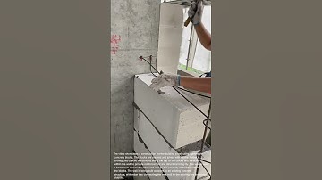 Building a Wall with Lightweight Concrete Blocks and Rebar Reinforcement