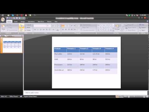 Video: Cum Se Introduce Un Tabel în PowerPoint