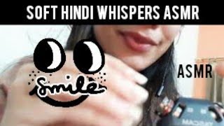 ASMR Hindi soft whispers while talking