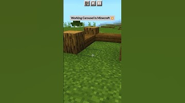 Working Playground Carousel in Minecraft🎠⚡ #shorts #minecraft