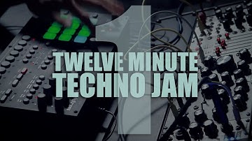 Live TECHNO Jam 1 - ELEKTRON ANALOG RYTM + MODULAR SYNTH