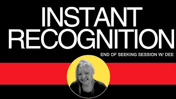 Instant Realization end of seeking session w/ Dee  #nonduality #awakening