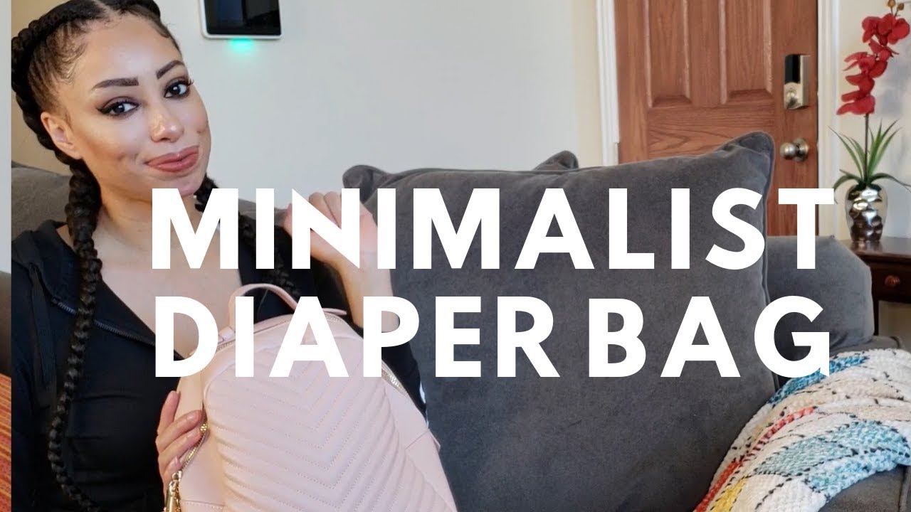 What's In My Diaper Bag Minimalist Diaper Bag Breastfeeding Diaper