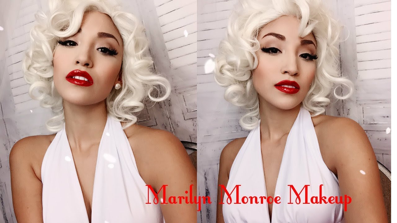 Marilyn Monroe Makeup Tutorial and Wig Review | Donalove Hair - YouTube