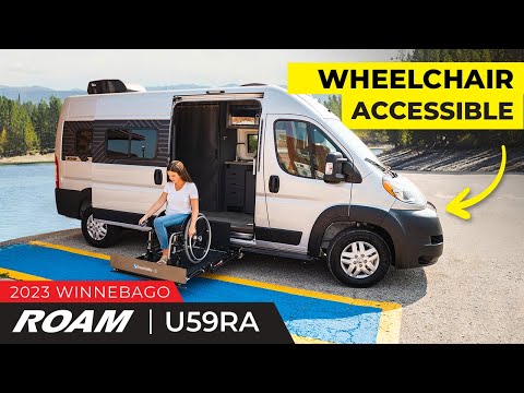 Must See! Wheelchair Accessible RV | Winnebago Roam AE Walkthrough Tour