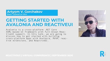 Getting started with Avalonia and ReactiveUI